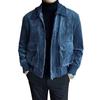 Unisex American Retro Corduroy Jacket - Trendy Spring/Autumn Workwear with High Street Lapel Design