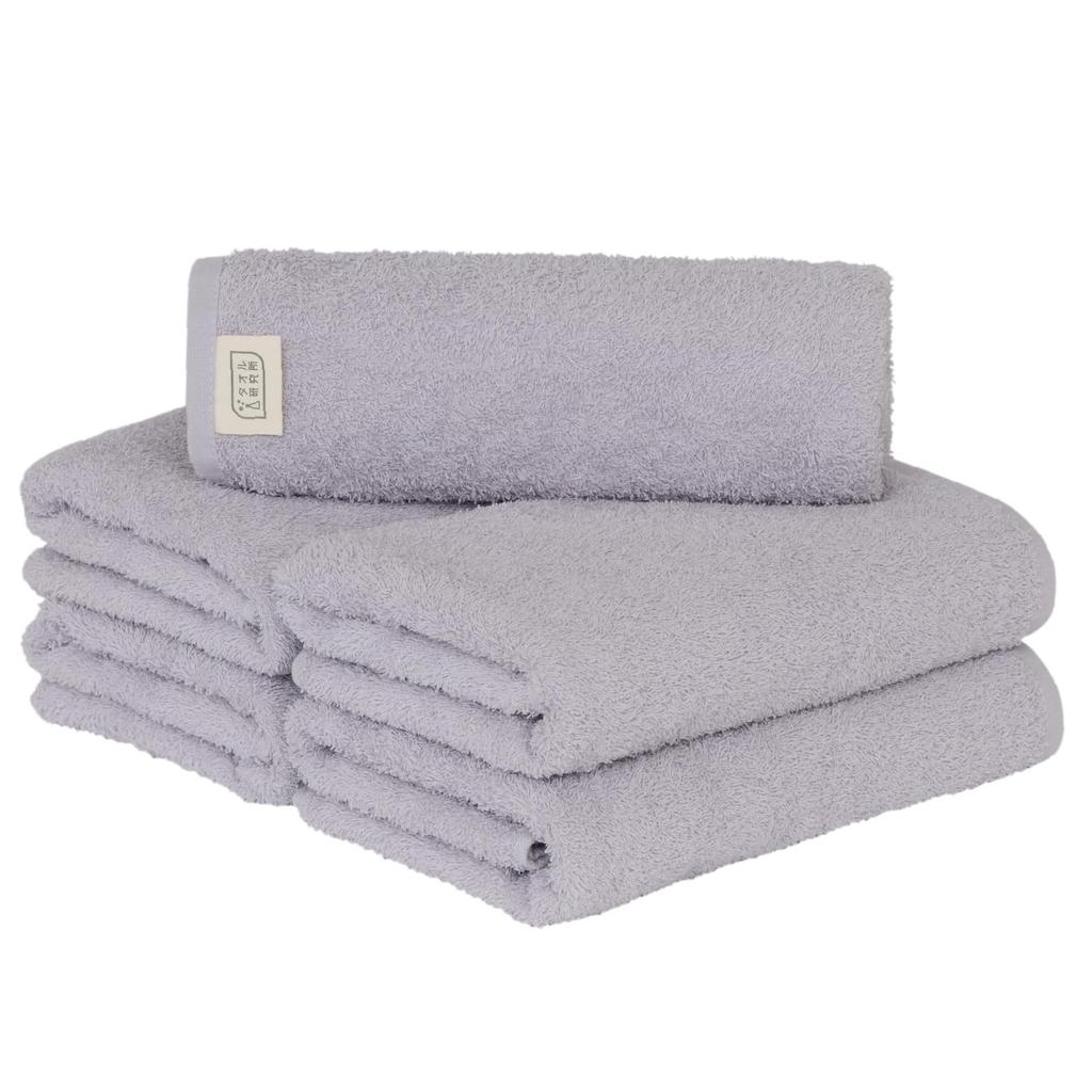 Towel Laboratory Reason for Mini Bath Set of Easy to JapanTechnology [The Lightness] #006 Towels, Lavender/Light Wisteria, 5, Quick-Drying, Thin,