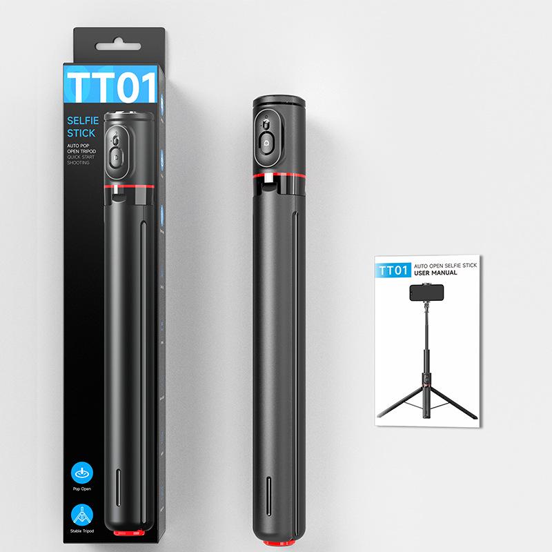 CYKE Bluetooth Selfie Stick with Automatic Tripod and Phone Holder Stand