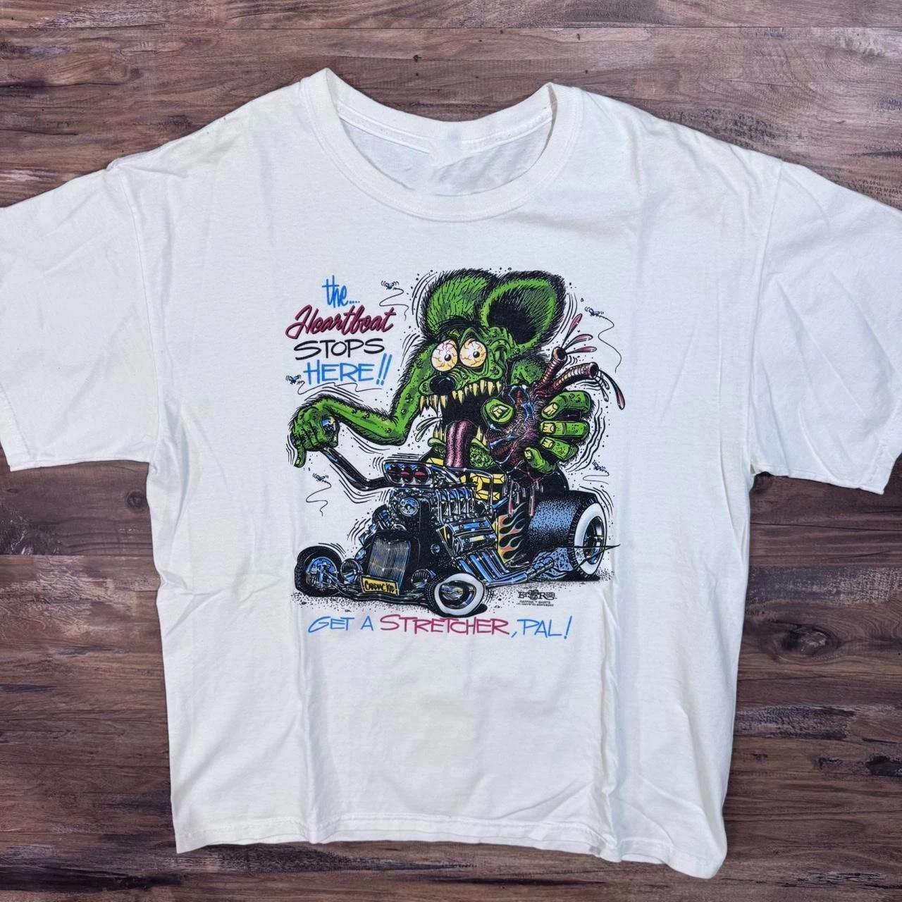 

New Vintage 00s y2k Ed Roth Rat Fink Gift For Fans Unisex S-5XL Shirt SS1925 3XL