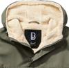 Зимняя куртка Brandit Windbreaker Sherpa (3173) оливковая (3173-1)