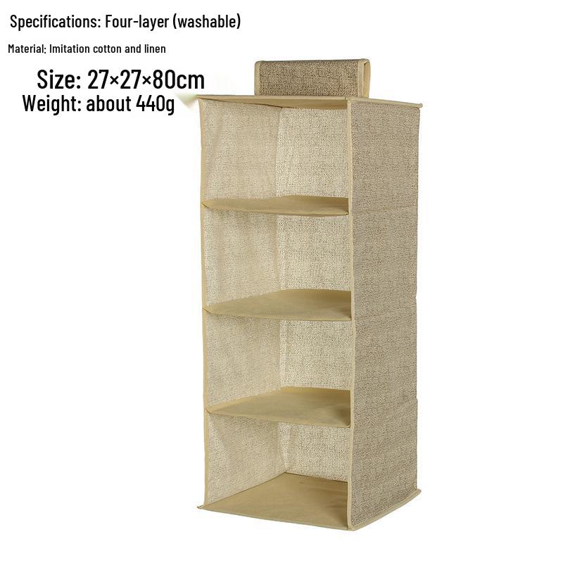 Multi-Layer Hanging Storage Bag for Clothes and Underwear