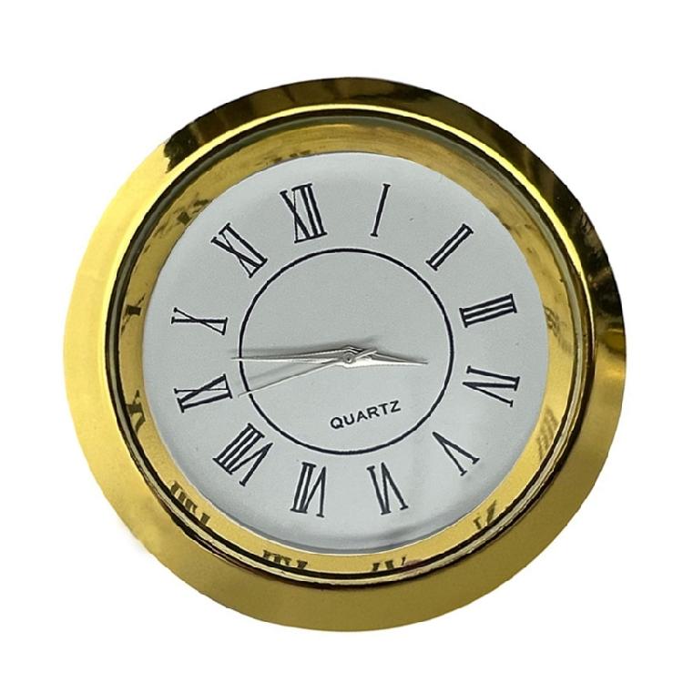 Miniature 36mm Quartzs Mechanism Clock Insert Replacement with Roman Numerals for Enhancing Clock In Homes and Offices