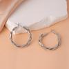 S925 Sterling Silver Elegant Hoop Earrings for Women: Cool, Lightweight, and Versatile Circle Ear Cuffs