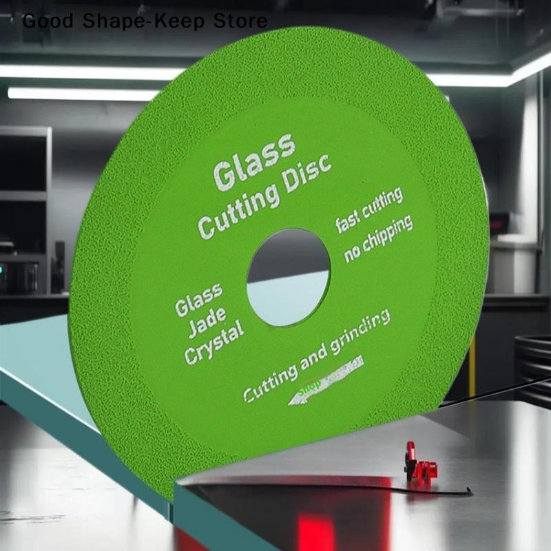 dailyGlass Cutting Disc 100mm Ultra-thin Saw Diamond Jade Wine Bottle Ceramic Polish Cut pieces Angle Grinder Machine