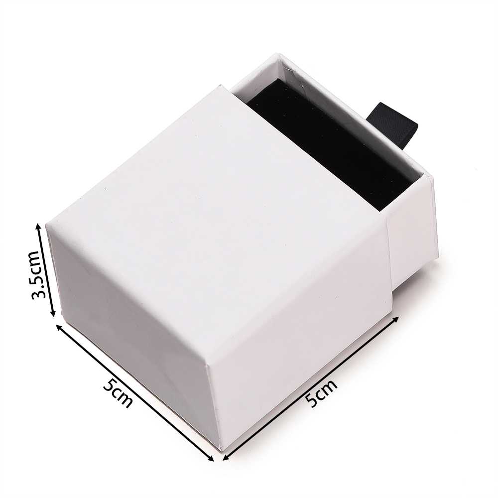 Creative Drawer Jewelry Packaging Box Necklace Ring Earing Bracelet Storage Organizer Display Stand Solid Color Paper Gift Boxes