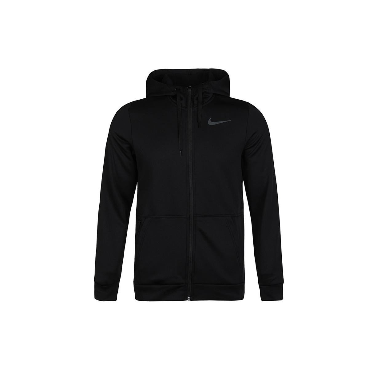 Nike Therma Full-length zipper Cardigan Training Hooded Jacket Black Men s CU6232-010 M