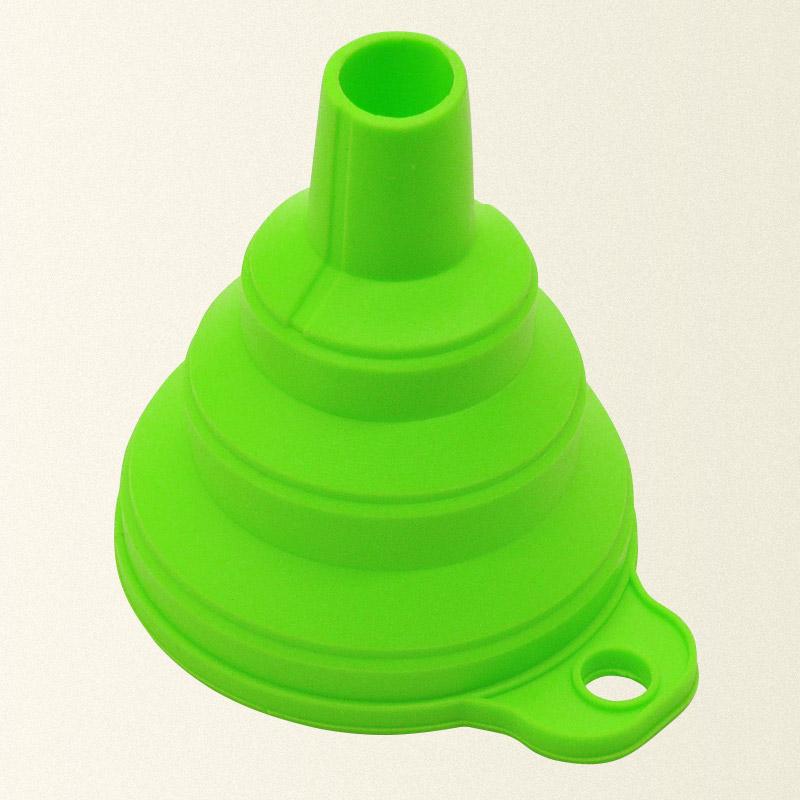 Mini skládací nálevka Silikonové skládací přenosné nálevky pro násypku paliva Pivní olej Kuchyňské doplňky Položky nářadí