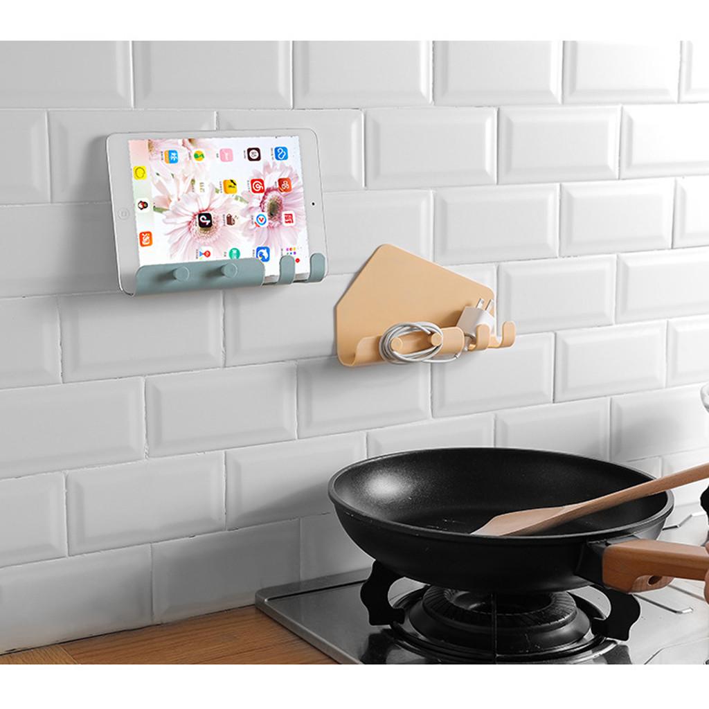 Wall Mounted Hooks Storage Hanger Rack Bathroom Bedroom Kitchen Hanging Holder