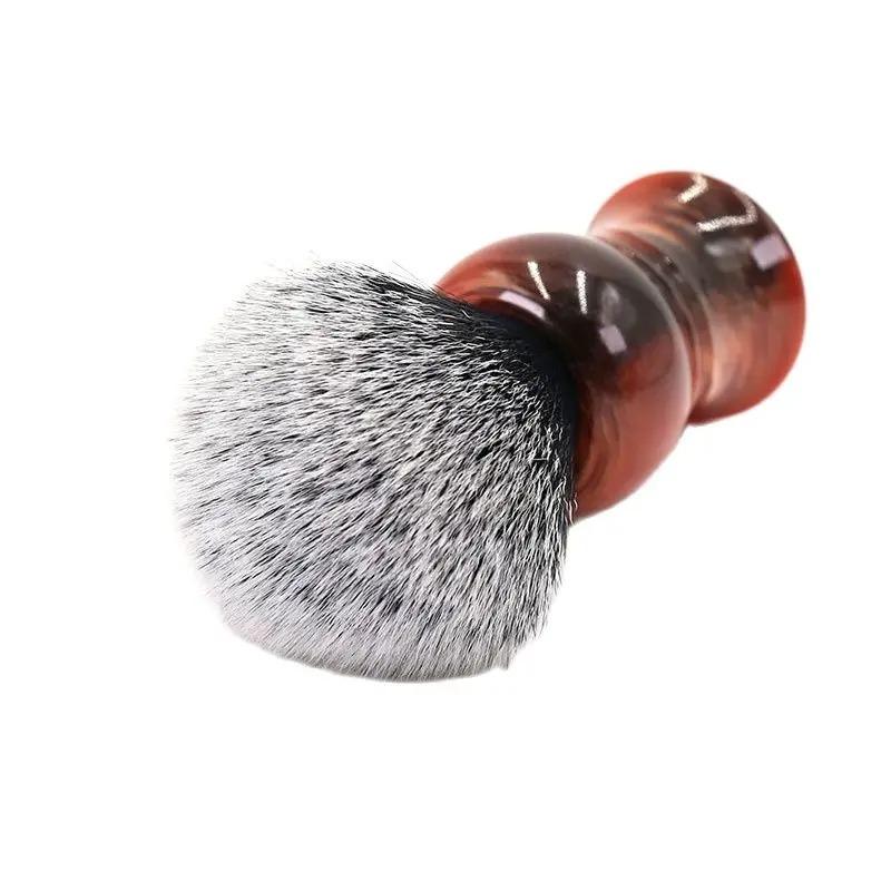 Yaqi Durability 28mm Tuxedo Synthetic Knot For Mens Wet Shaving Brush Minimalism Vintage Comfortable Shaving Versatile Companion