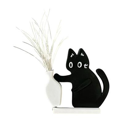 1/2Pcs Cat Whiskers Holder Refrigerator Magnet Cat Hair Miniature Vase Collector Container Pet Memorial Keepsake Decoration