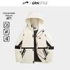 Guirenjiao Unisex Winter Hooded Padded Jacket