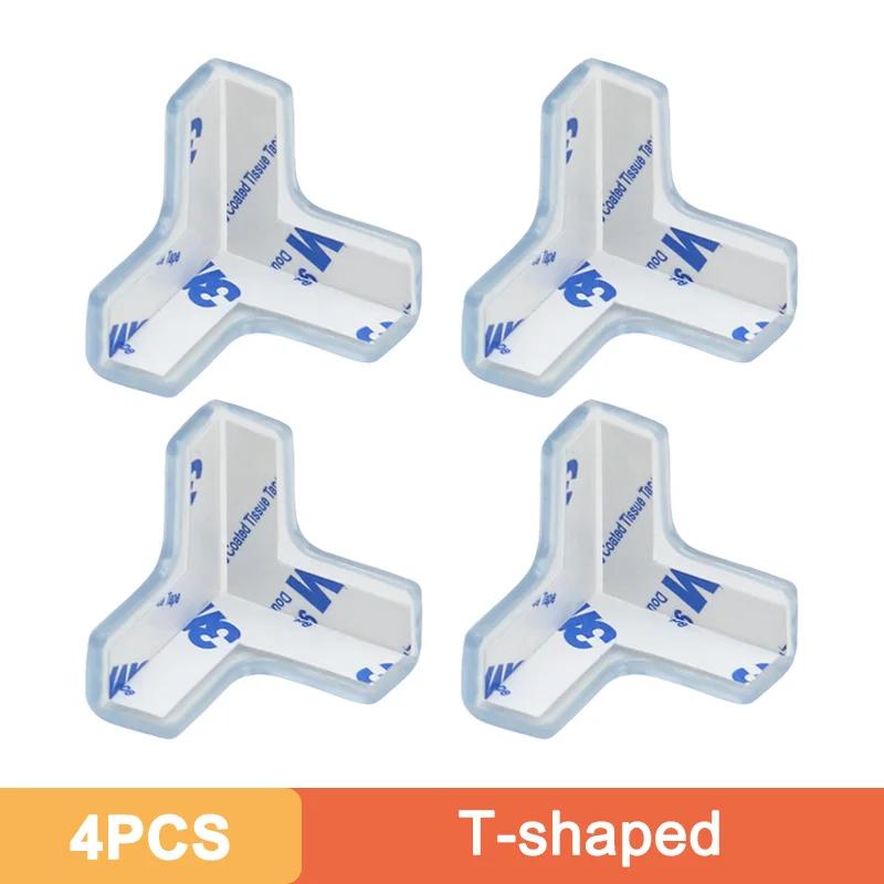 4/12PCS Transparent Anti Collision Angle PVC Pad Child Safety Corner Guard Baby Collision Proof Protector Table Corner