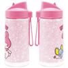 Skater Straw Bottle, 500ml Spout-Type Straw Water Bottle, Plastic, Clear, for Kids, Sanrio, My Melody, PSTB5-A