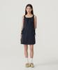 Covernat Woman Shirred Cargo Sleeveless Dress Navy