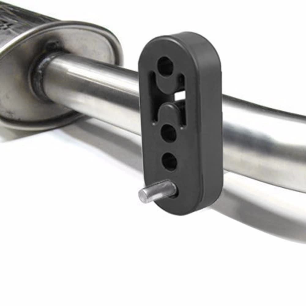 Muffler Hanger Mount, Set of 2, Reinforced 4 Holes, Muffler Bushing, Adjustable Height 3