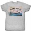 Jaws Welcome Gray Heather Adult T-Shirt