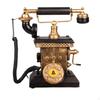 Retro-Telefonmodell Metall Dekoratives Mini-Telefon mit Wählscheibe für Dekorateure,
