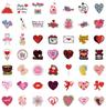 50/100PCS Valentine's Day Graffiti Stickers Laptop Stationery Love Decoration Stickers Waterprrof Stickers