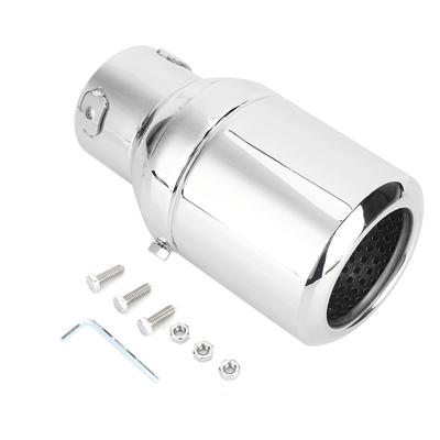 64mm Universal Adjustable Exhaust Tip Muffler Pipe Rear Tail Throat Car Modification