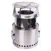 Camping Wood Burning Stove Round Portable Stainless Steel Multi Purpose Firewood Stove for Outdoor