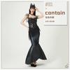 Halloween costume sequined mermaid princess costume performance stage costume dark elf sexy dress