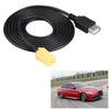Car Mini ISO 6Pin Connector Plug USB Adapter Cable for Alfa Romeo Fiat Grande Punto