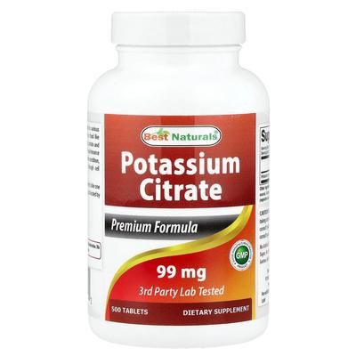 Citrato de potasio iHerb 99 mg, 500 comprimidos