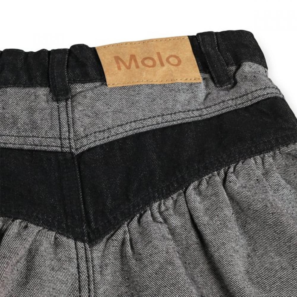 Molo 26ss 9 12 Years Beka Denim Skirt Akis9sk004