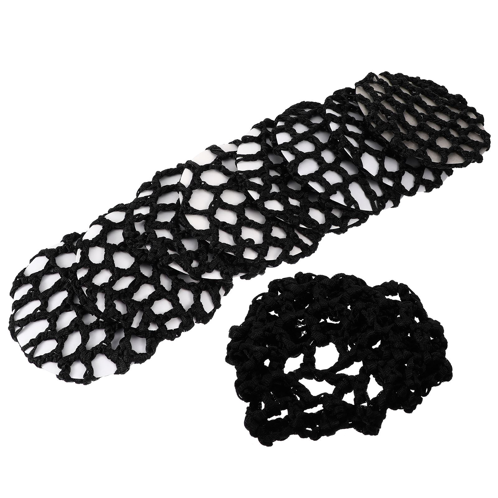

8Pcs Elastic Hairnet Women Snood Bun Hair Net Braiders Accessories Reusable Dance Performers Hairstyle Headwear Hair Care