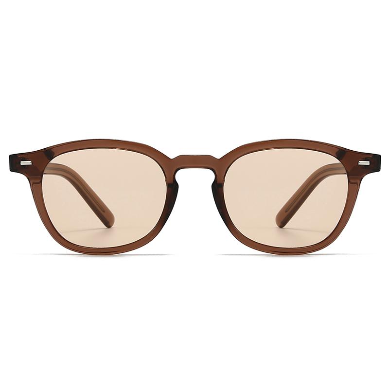 European and American Cross-Border Trendyy Street Photography Retro Literary Acrylic Insert Sunglasses Modern Charm Ins 28011