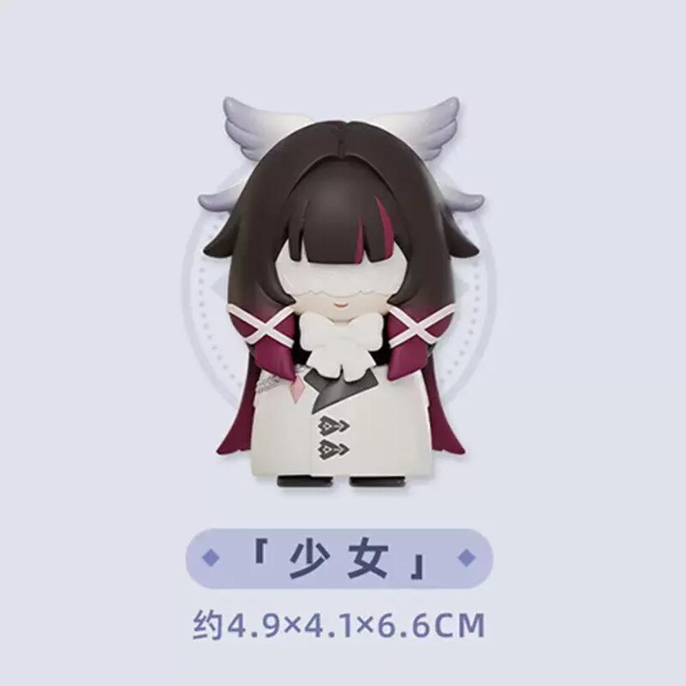 Genshin Impact Op Voorraad Fatui Harbingers Serie Blind Box Kawaii Trendy Q Versie Anime Figuur Collectie Desktop Verrassingscadeau