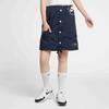 Nike Breathable Sports Casual Skirt With Letter Print Women Bottoms Navy-Blue AR2945-451