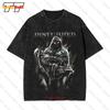 Official Disturbed Vintage Oversized TShirt Lost Souls Black Mens Classic Rock Metal Band New 40CK