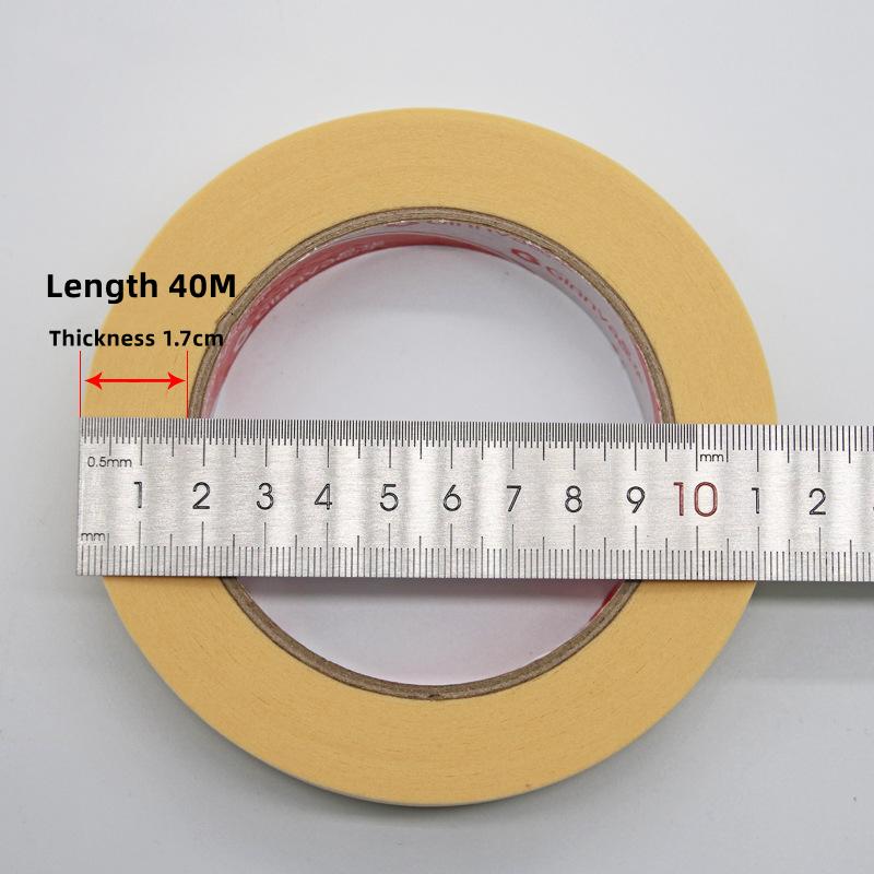 20M Masking Tape White 10mm-50mm Single Side Tape Adhesive Crepe Paper for Oil Painting Sketch Drawing Supplies Car PaintinPinstriping Tape 3