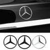 Naklejka Samochodowa 2025 Gorąca Nowość 2025 Dla Mercedes Benz 90mm ABS Chrom Czarny Logo Godło Mercedes Tylna Gwiazda Odznaka Dla Mercedes Benz W20