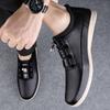 Men's Leather Shoes Spring Summer 2025 New Trendy All-match Comfy Casual Men Shoes Lightweight Sneakers Flats Shoes Size 37-45