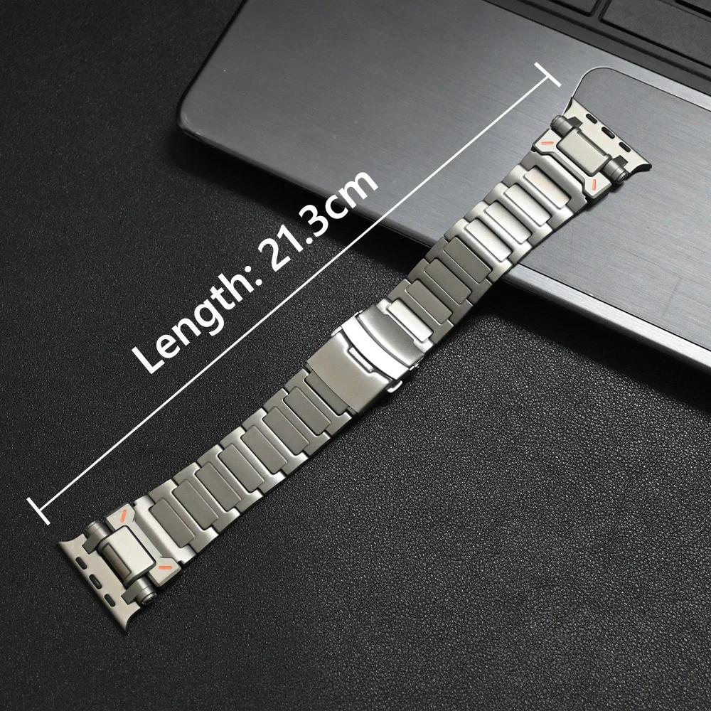 Titanium Strap for Apple Watch Ultra 3 2 49mm Band Series 11 10 46mm 8 9 7 se 6 Watchband for iWatch ultra 49 44mm 45mm Bracelet