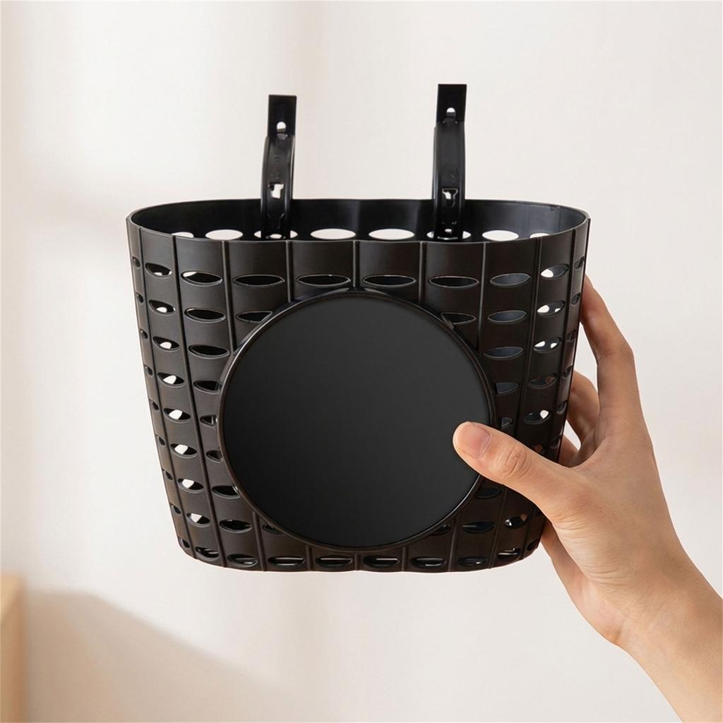Children Bike Front Basket Bicycle Handlebar Storage Basket Front Mounted Carrier for Kids Bikes and Scooters Universal Riding Accessory