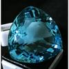 Certified Natural Aquamarine Ocean Blue Trillion Cut 115+ Ct Stunning Gemstone