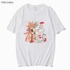 Year of The Dragon TShirt 100% Cotton Short-sleeved Tees Women's Couple Loose 100% Cotton Shirt Summer Men's T-shirt