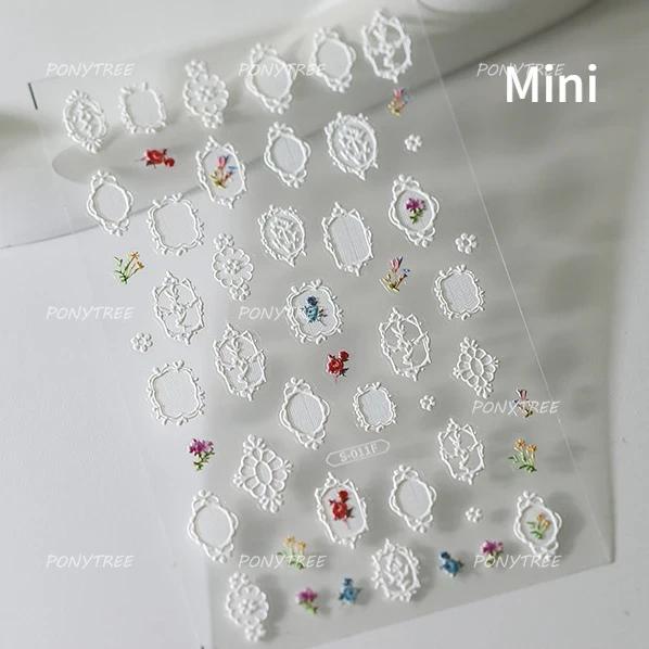Snowman Tree House Cedar White Pine Forest Warm Winter Cloud Self Adhesive Nail Art Stickers Snowflake Star Snow Manicure Decals