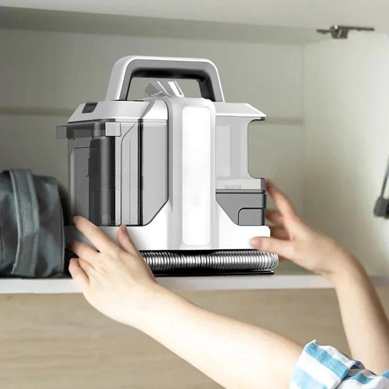 400W Household Electric Carpet Cleaner Powerful Deep Stain Cleaning Machine Upholstery & Furniture Steam Cleaner