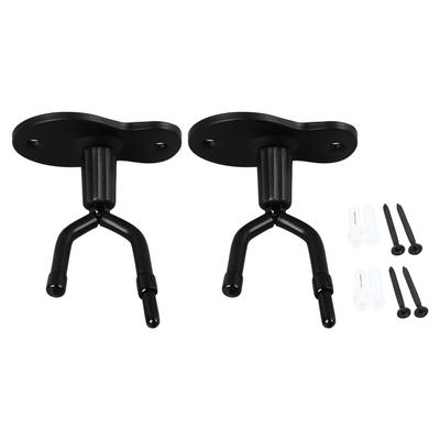 Violine Kleiderbügel Eisen Basis Anti Slip Gummi Pad Doppel Kopf Einstellbare Wand Halterung Violine Viola Haken