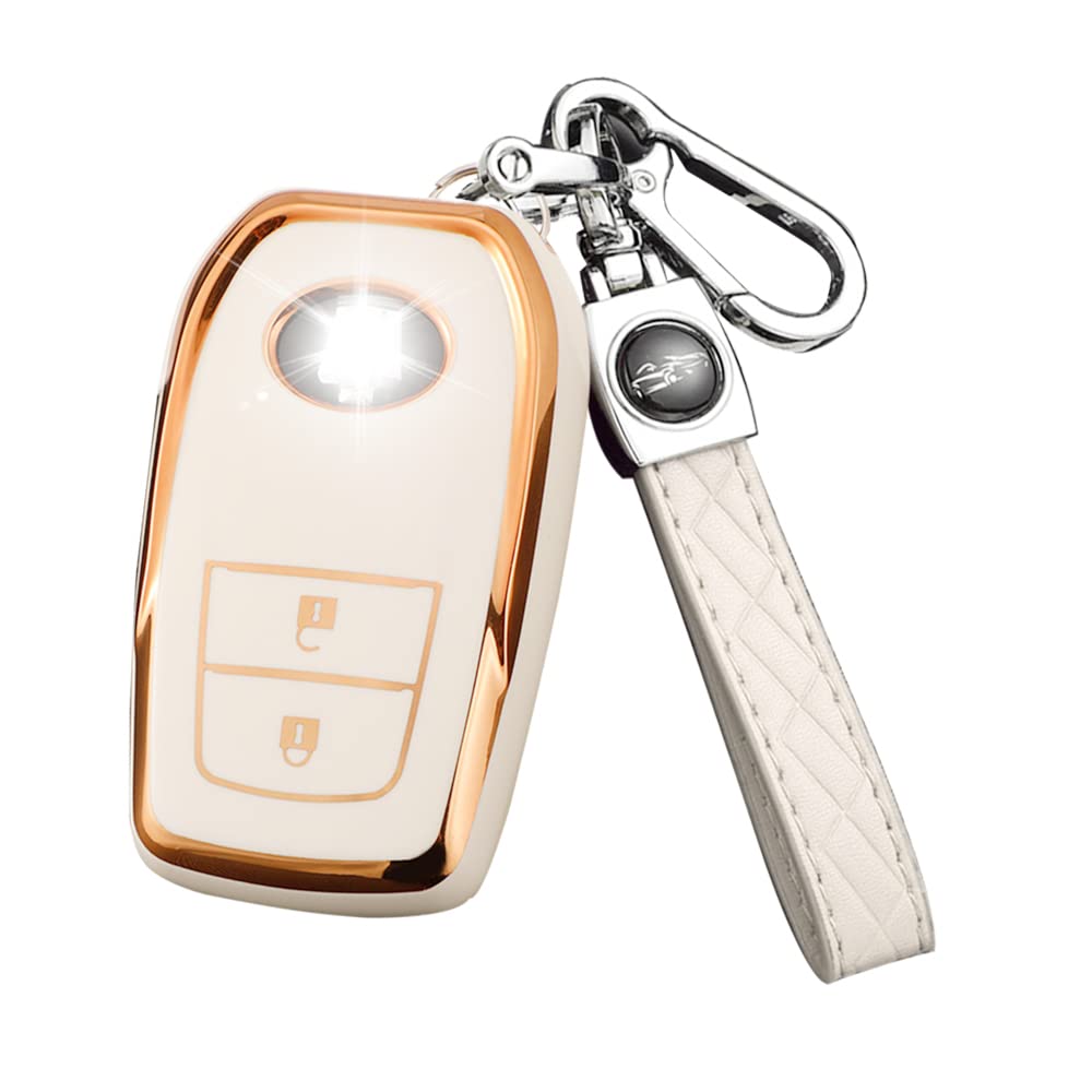 Fumezu Key Case for Toyota Smart Key Case Key Cover