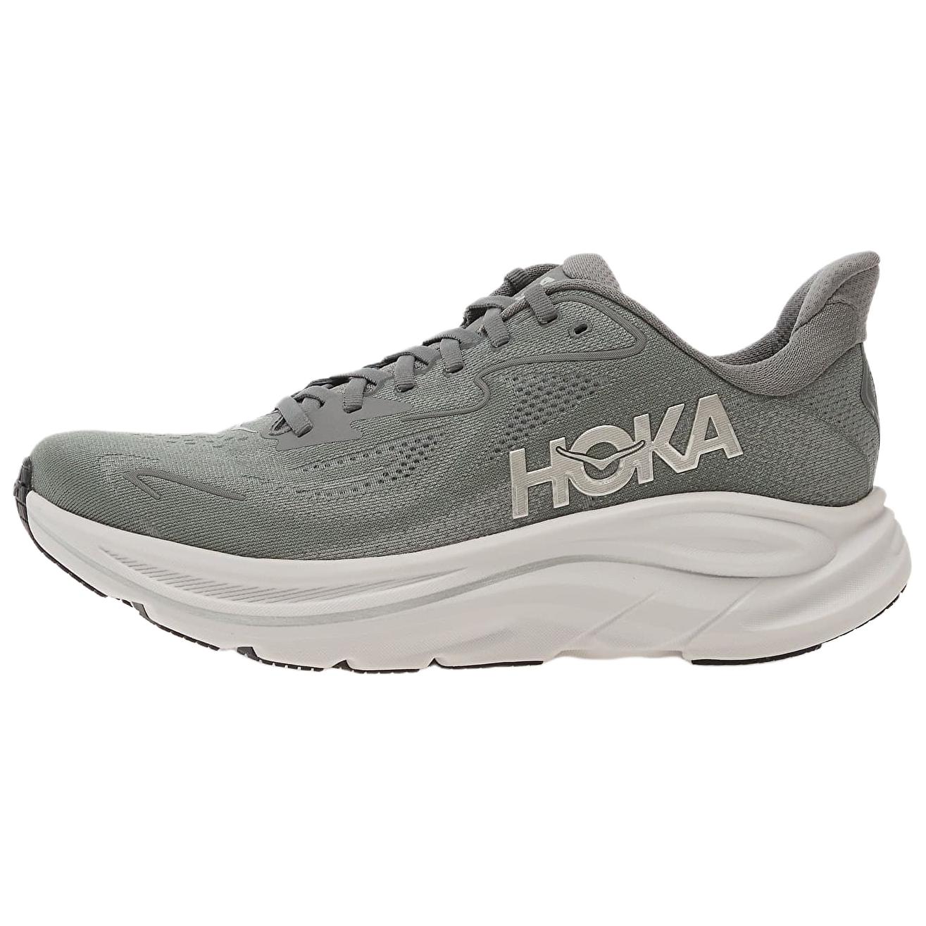 

Hoka One One Clifton 10 Comfortable Versatile Shock Absorbing Durable Supportive Lightweight Rebound Low Top Casual Running Shoes 1162030-ADSL 45⅓