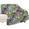 Zombies Throw Blanket Outdoor Soft Blanket for Picnic Beach Camping