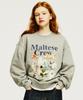 WAIKEI Maltese Crew Sweatshirt Gray