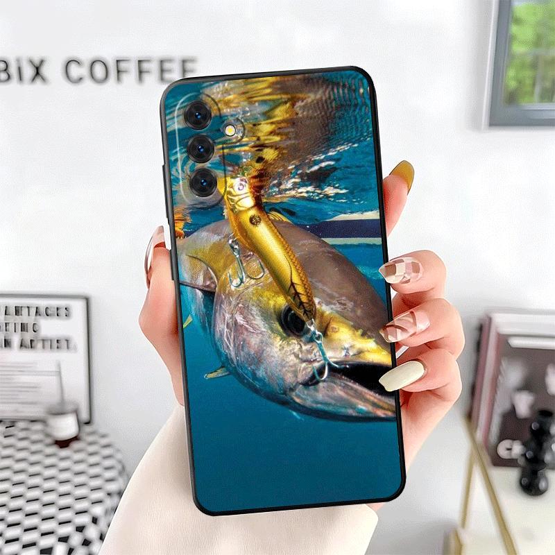 Hunting Fishing Man Soft Phone Case for Samsung A17 A37 A57 A16 A26 A36 A56 A15 A25 A35 A55 A14 A24 A34 A54 A13 A23 A33 A53 A52