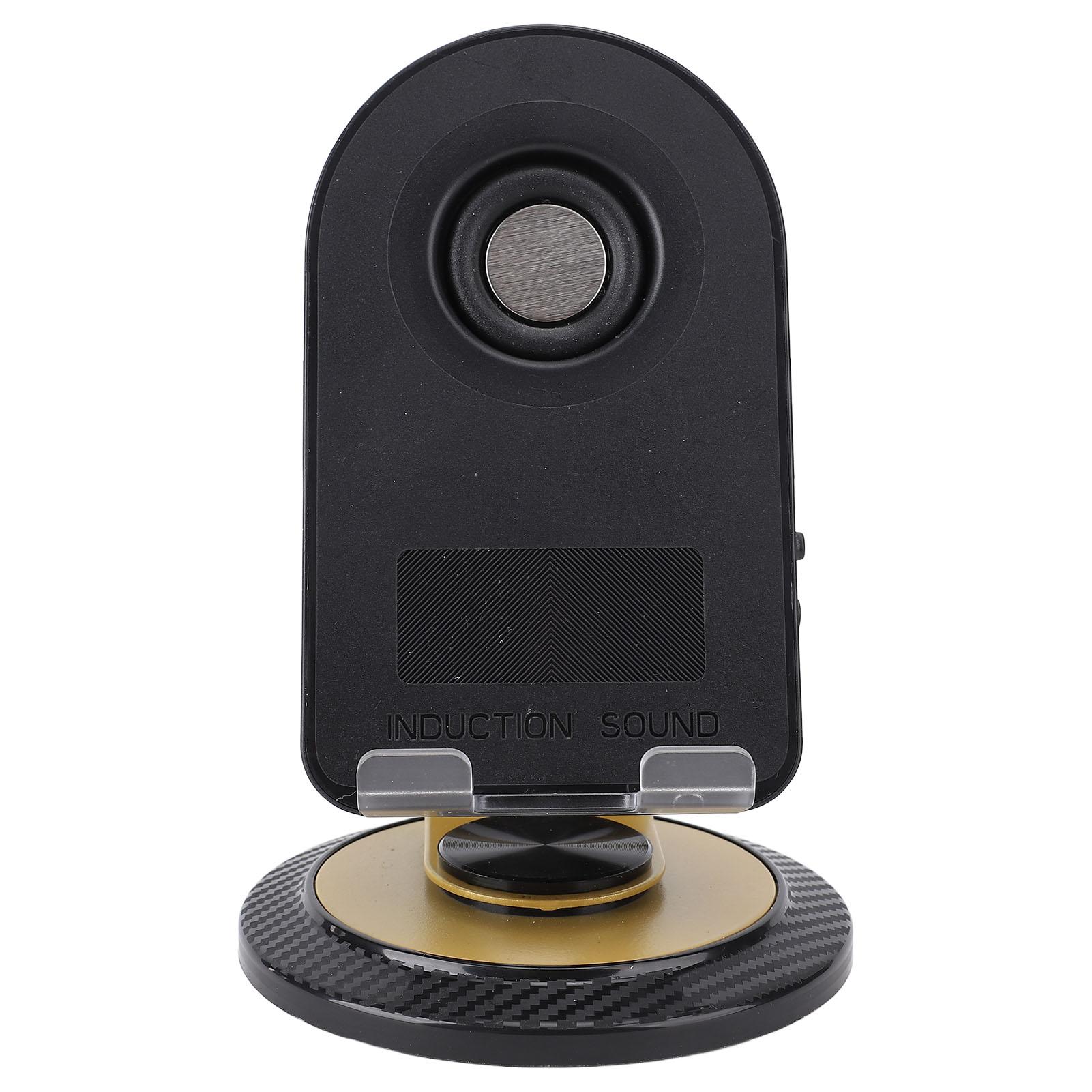 

Подставка для телефона с динамиком Многофункциональный BT или индукционный динамик Беспроводная зарядка Настольный вращающийся